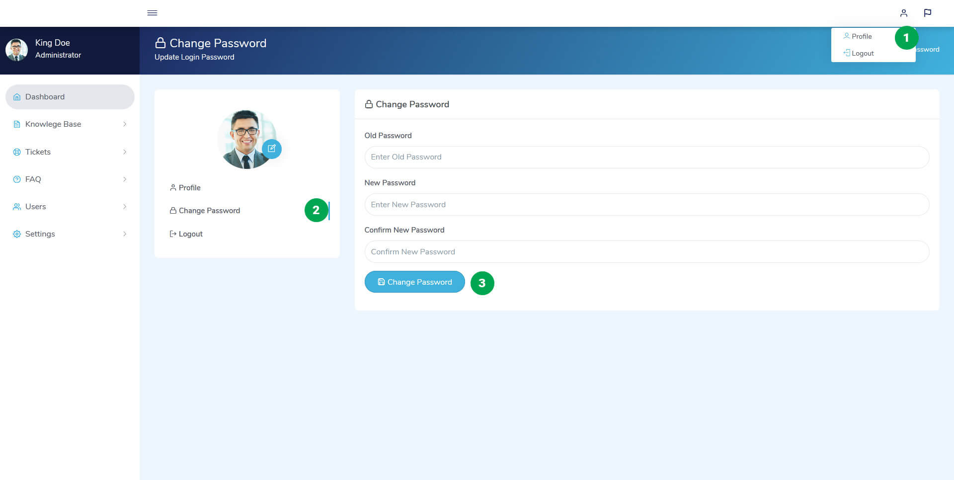Change Password